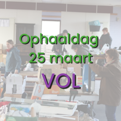 Ophaaldag 25 Maart