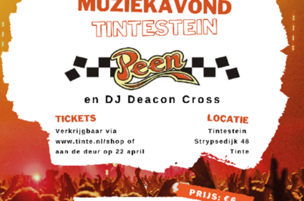 Tickets Muziekavond Tintestein